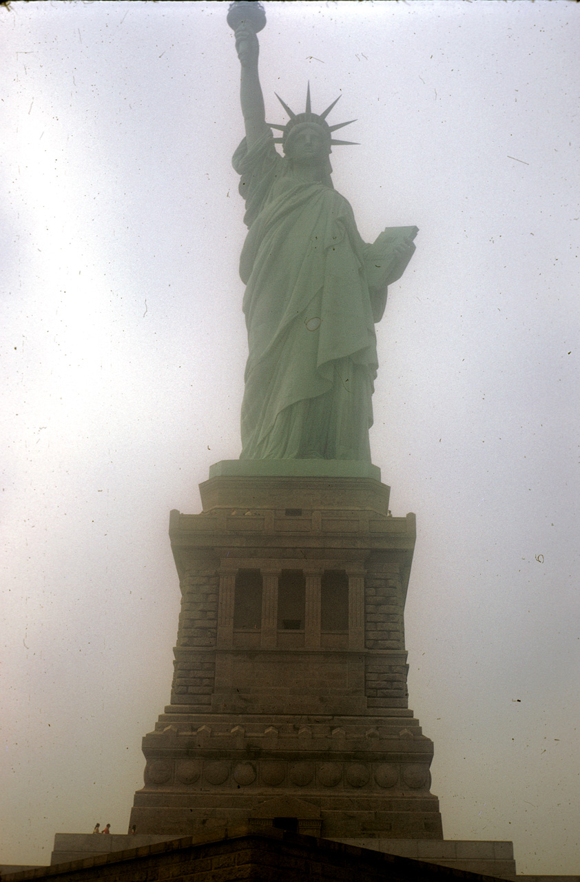 71-08-01, 004, Statue of Liberty (Father's Kodak), NYC