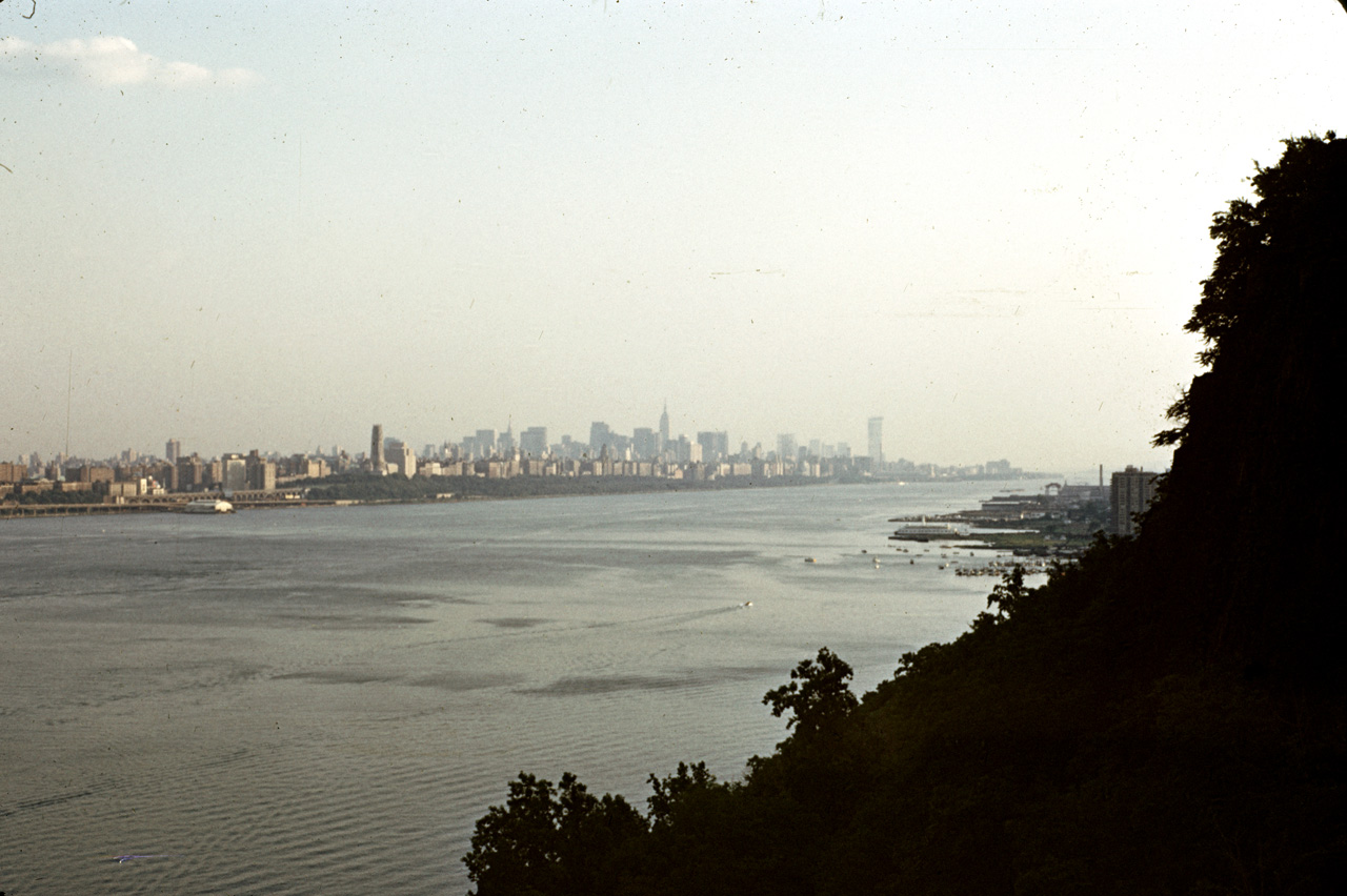 71-08-01, 021, Skyline from GW Bridge, NYC