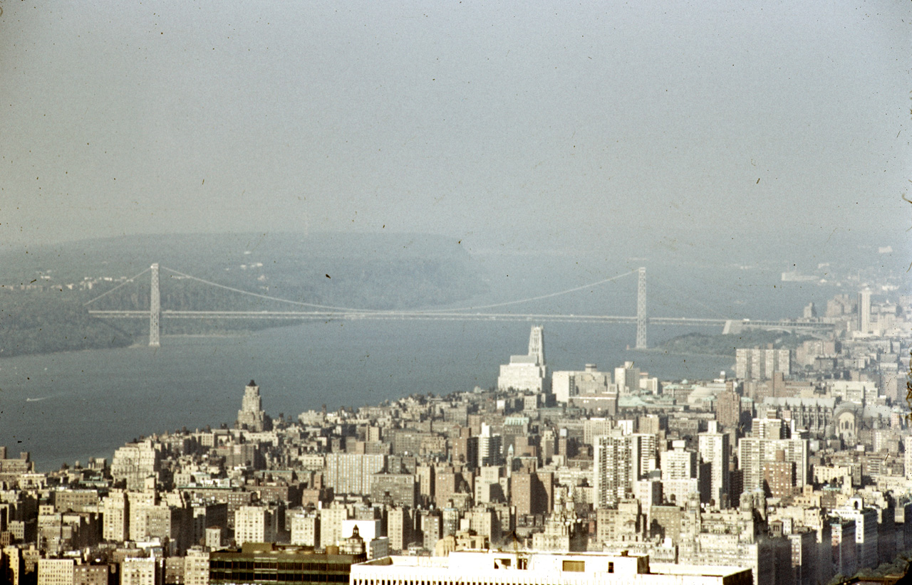 71-08-01, 073, Looking North, 86th Floor, Empire State Building, NYC