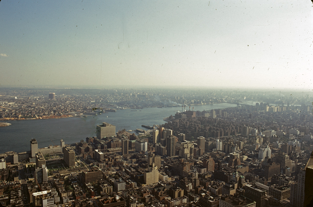 71-08-01, 075, Looking East, 86th Floor, Empire State Building, NYC