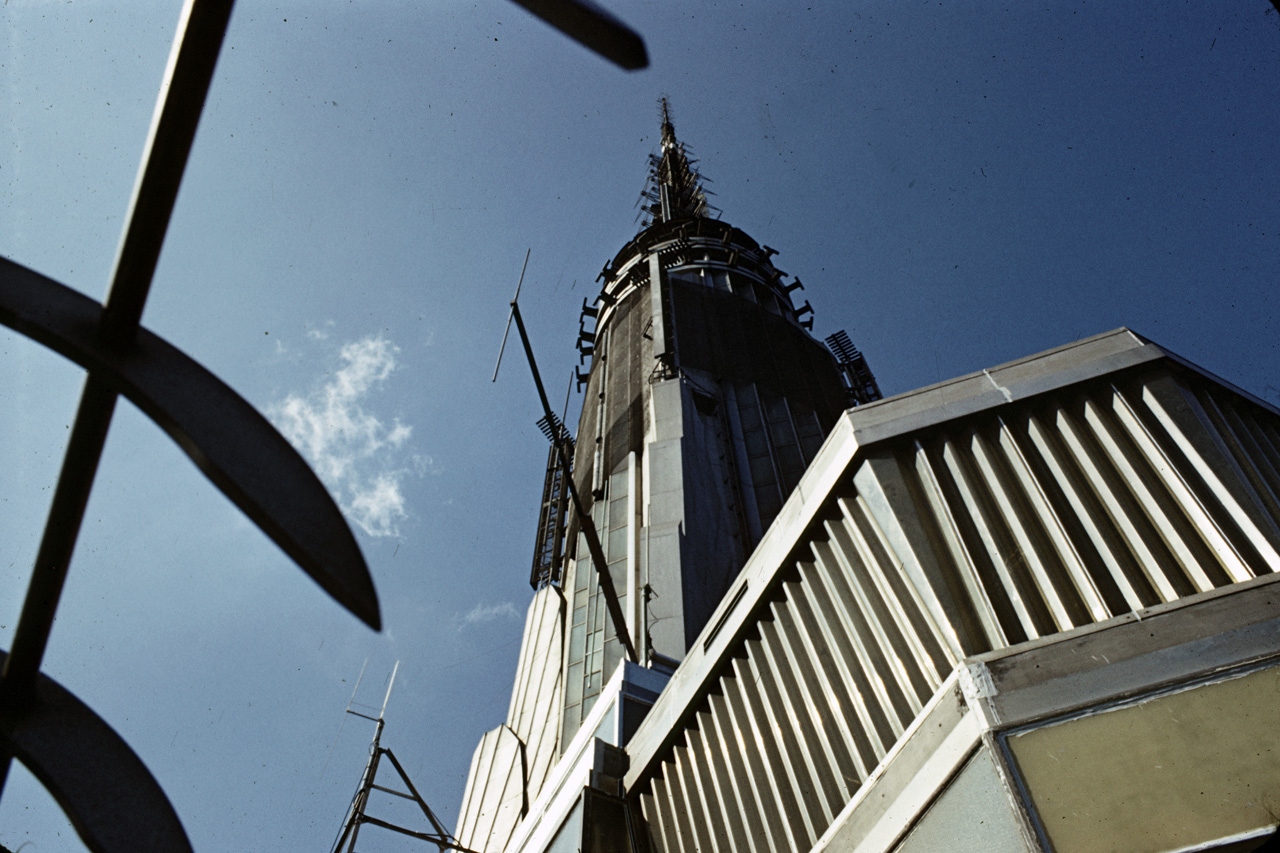 71-08-01, 077, Looking up to the 102nd, Empire State Building, NYC