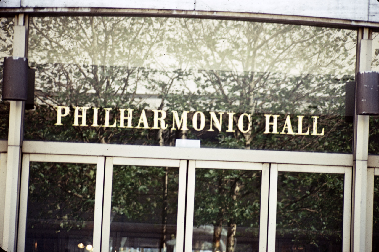 71-08-01, 091, Philharmonic Hall, Lincoln Center, NYC