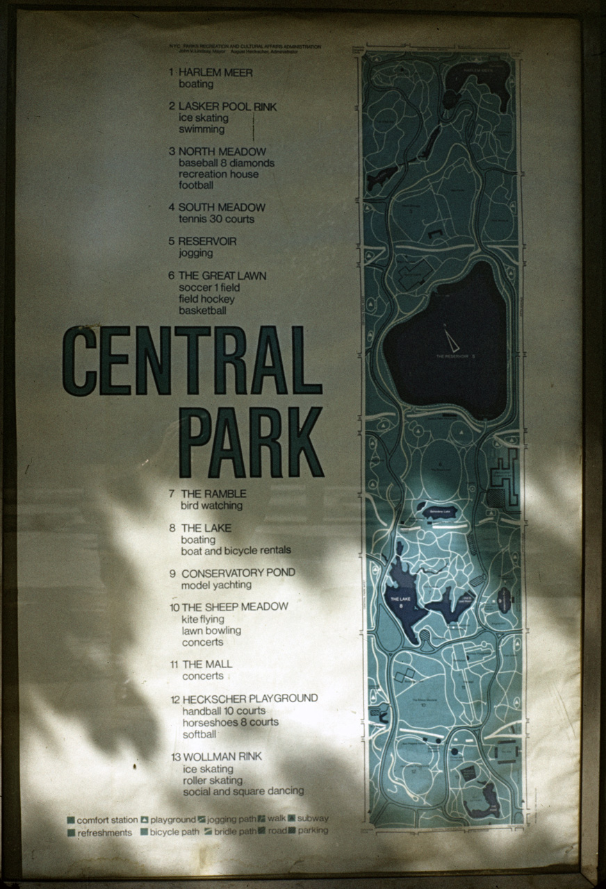 71-08-01, 093, Centeral Park Map, NYC