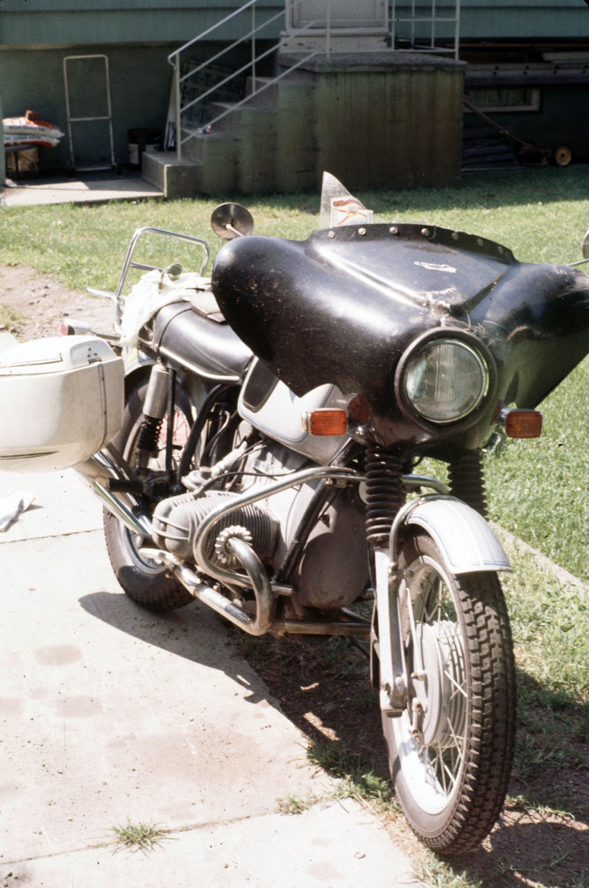 1973-08-15, 001, BMW 1970 R75-5, After Crash at Gettysberg