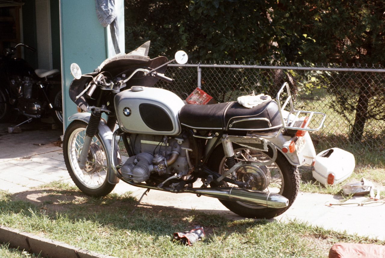 1973-08-15, 002, BMW 1970 R75-5, After Crash at Gettysberg