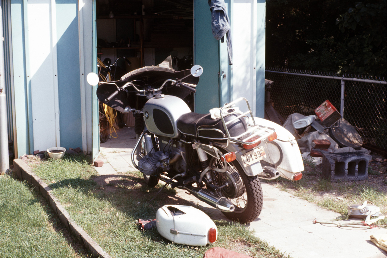 1973-08-15, 003, BMW 1970 R75-5, After Crash at Gettysberg