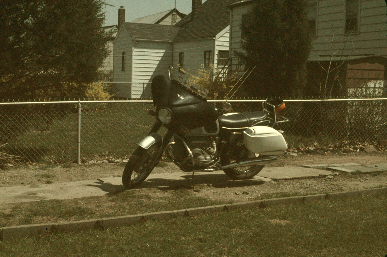 1973-09-01, 002, BMW 1970 R75-5, After Restoring, Saddle Brook