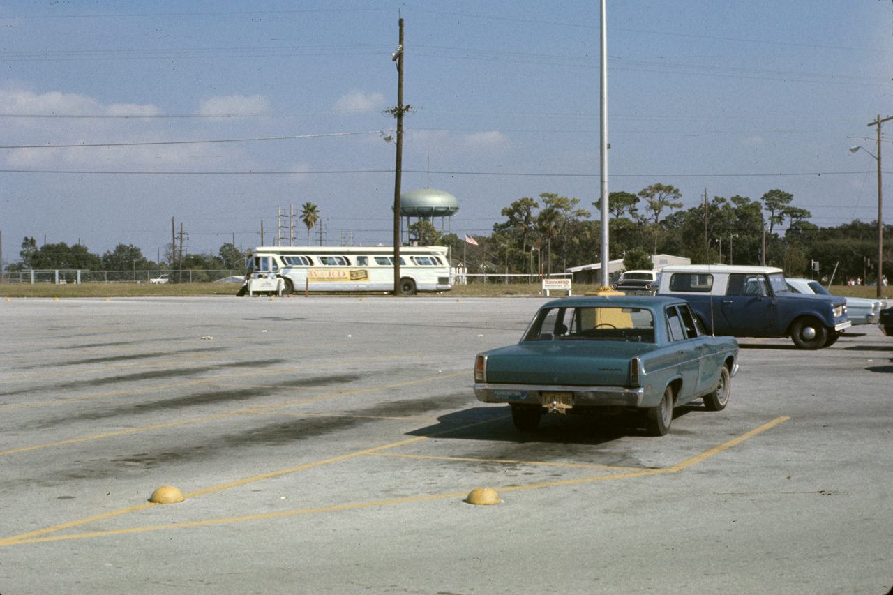 1974-07-01, 028, My car in Parking Lot, Florida