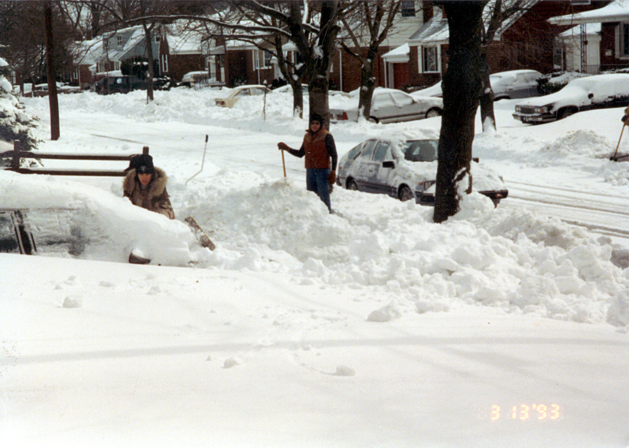 1993-03-13, 002, The Big Snow Storm of '93, Saddle Brook, NJ