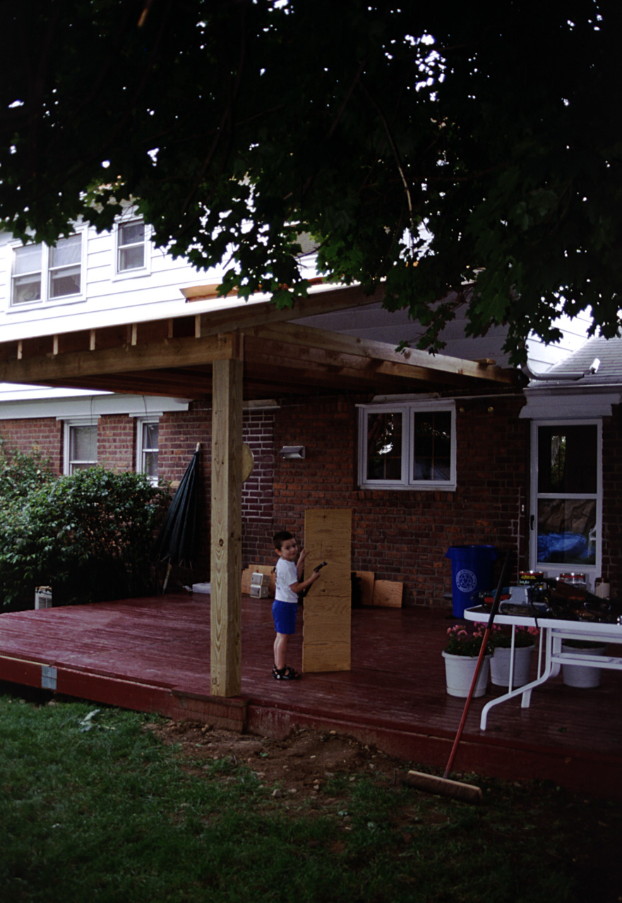 2001-06-24, 009, Rear Porch, Saddle Brook, NJ