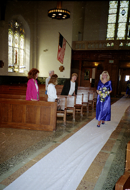 91-09-01, 05, Bride's Maid, Bruce's Wedding