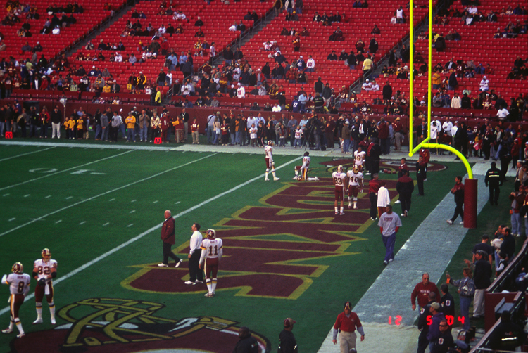 04-12-05, 10, Redskins vs Giants, FedEx Field Md