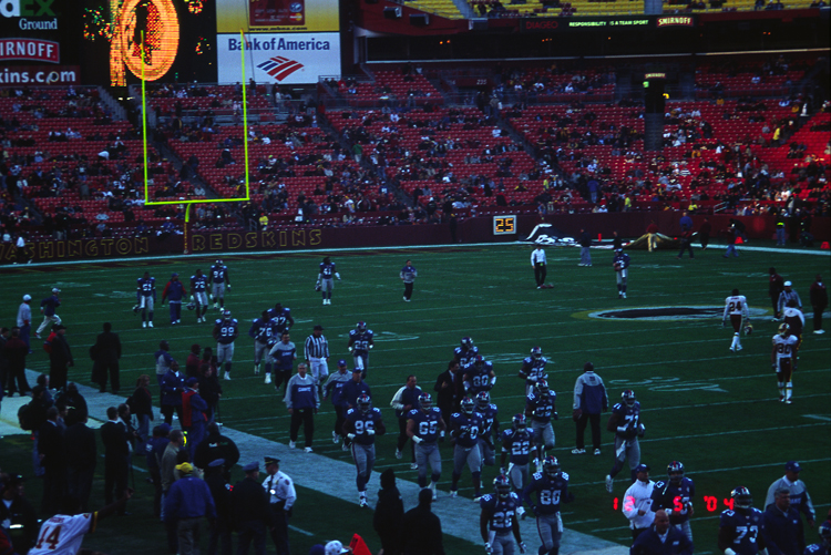 04-12-05, 12, Redskins vs Giants, FedEx Field Md