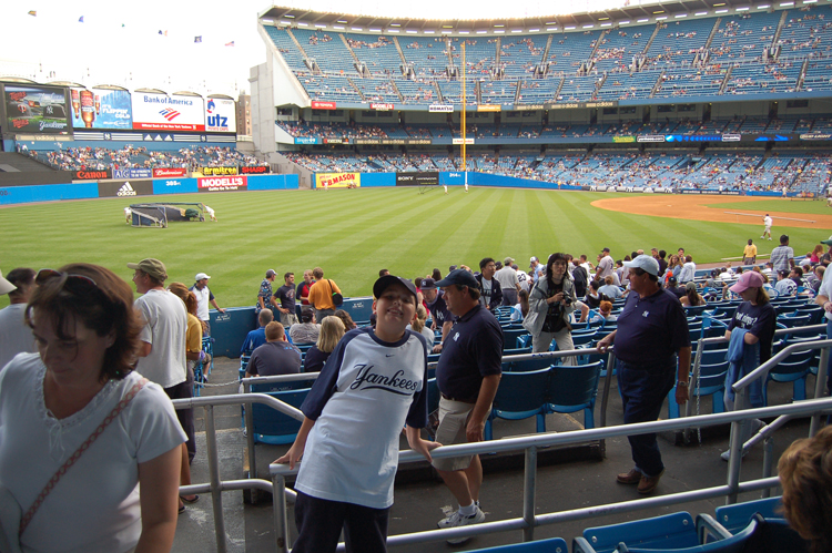 07-07-03, 016, Mikey, Yankee Ball Game