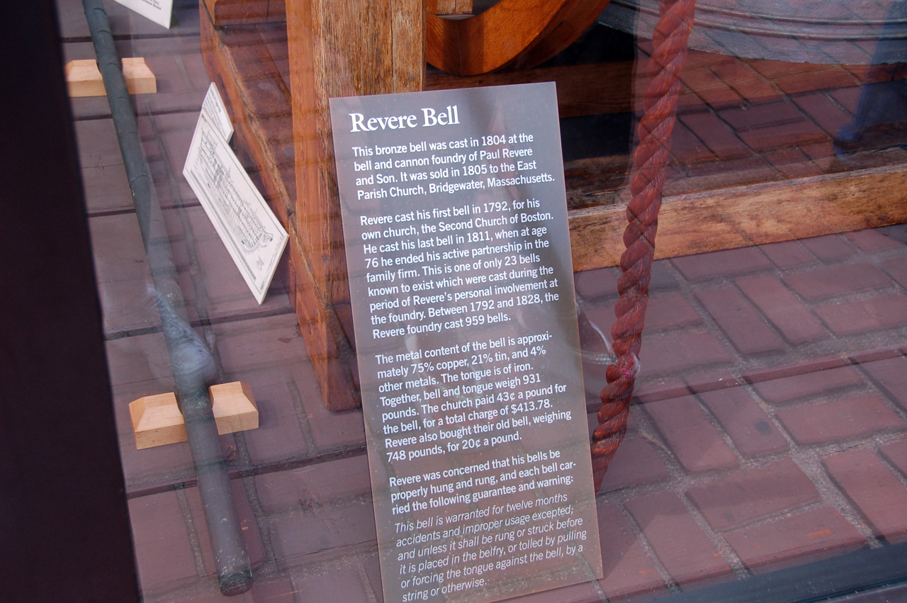 2009-08-23, 059, Paul Revere Bell, Boston