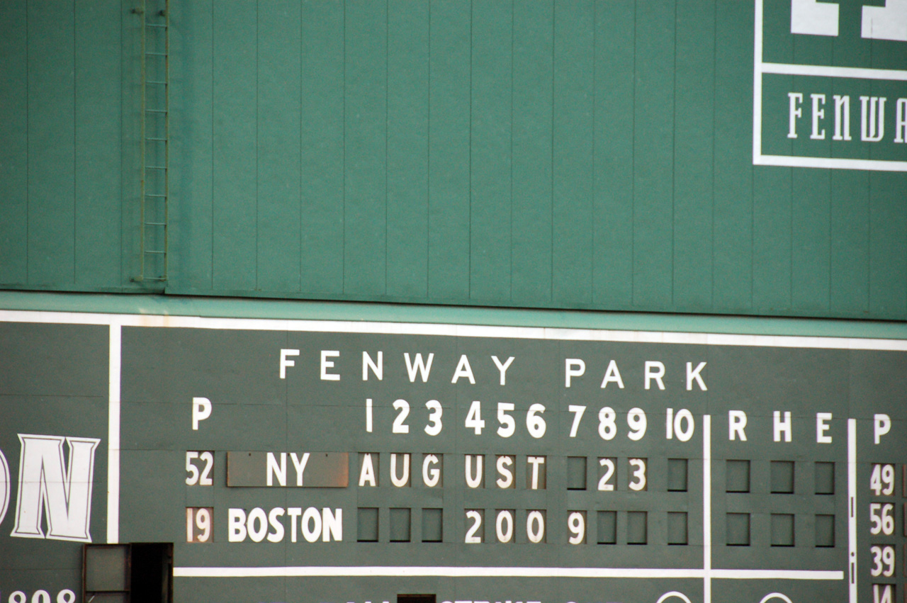 2009-08-23, 075, Fenway Park, Boston